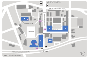 FOSDEM map