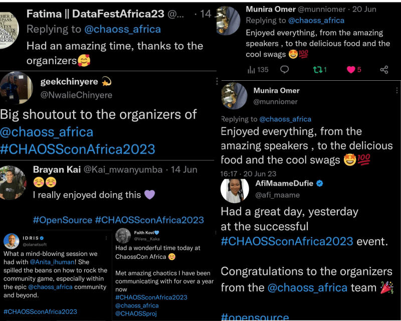 chaosscon africa social media posts
